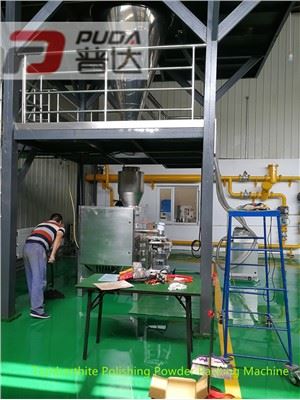 Машина за опаковане на полиращ прах Tombarthite